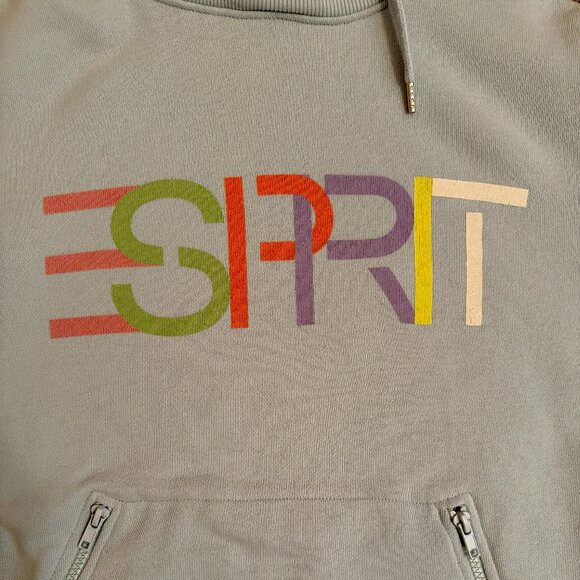 Rare Vintage Inspired Esprit Open Ceremony Baby Blue Pullover Hoodie in XS - Picture 8 of 14